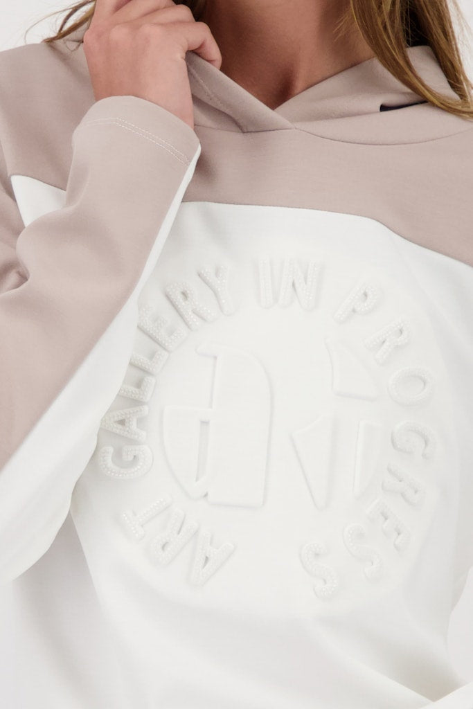 Monari Damen Sweatshirts Off-White