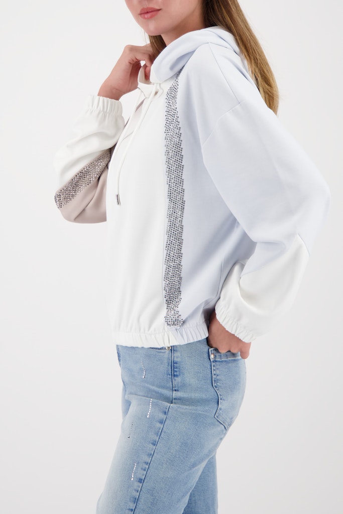 Monari Damen Sweatshirts  Off-White