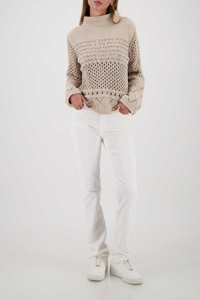 Monari Damen Pullover Lattemacchi