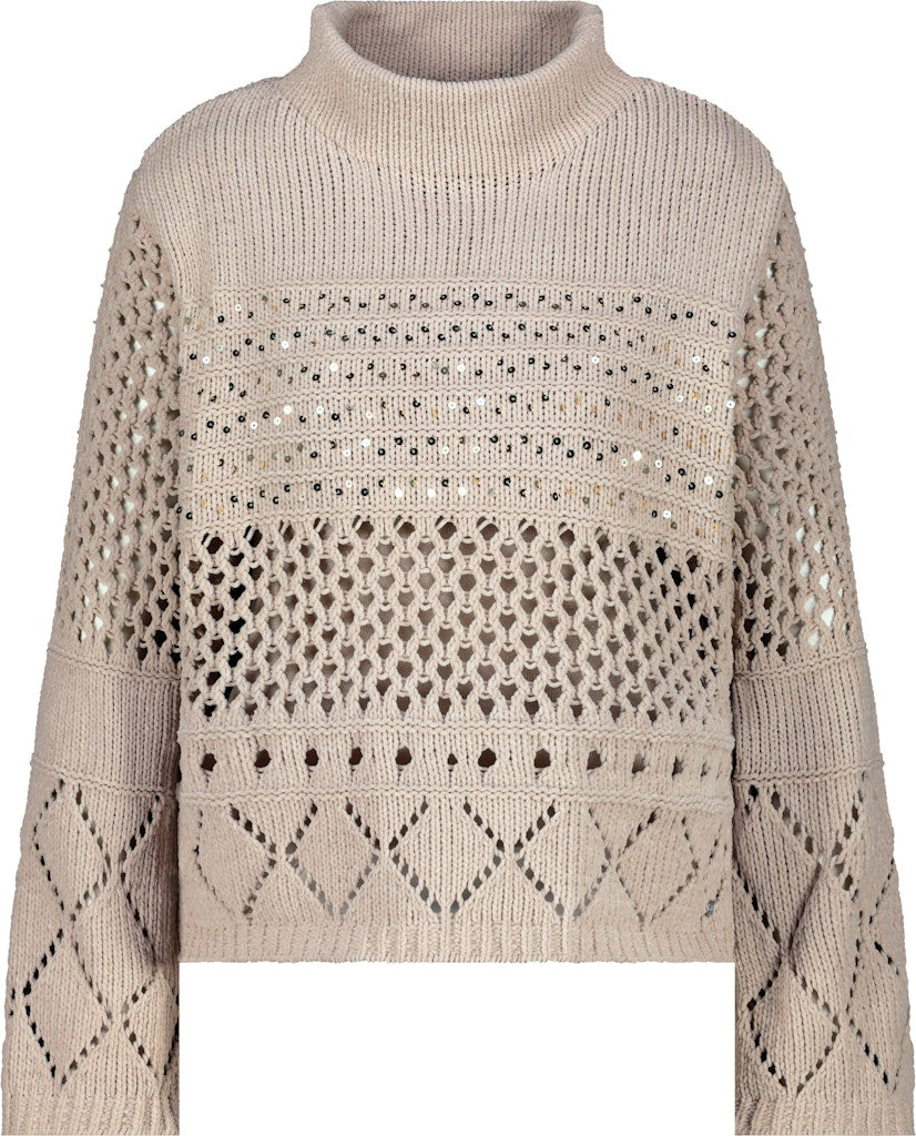 Monari Damen Pullover Lattemacchi