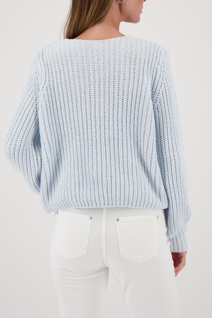 Monari Damen Pullover  Ice Blue