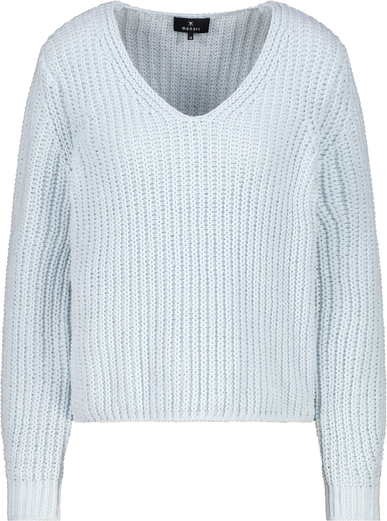 Monari Damen Pullover  Ice Blue