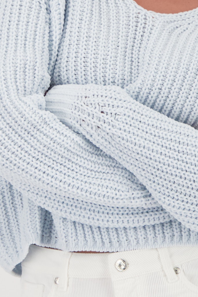 Monari Damen Pullover Ice Blue