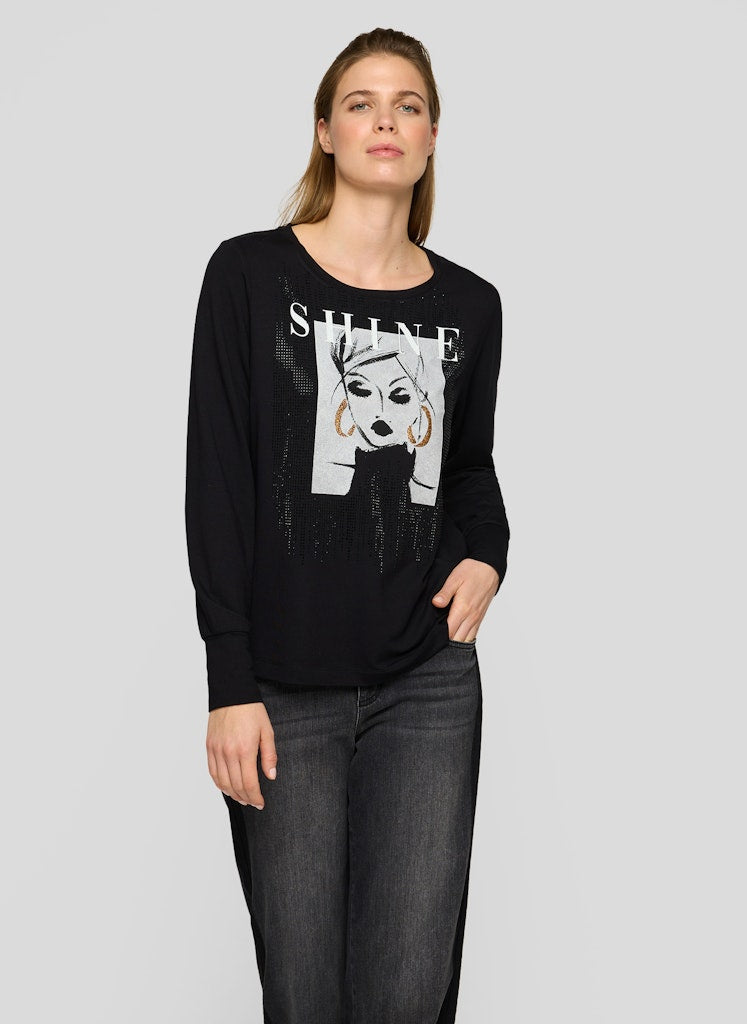 Rabe Damen T-Shirts Schwarz