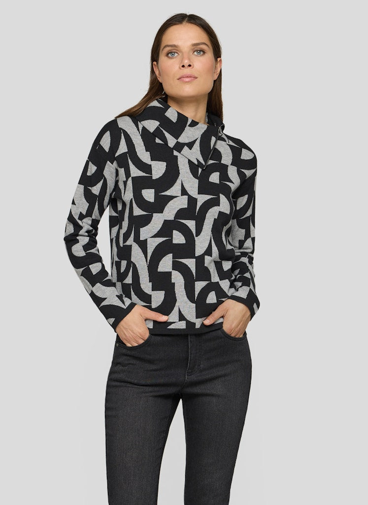 Rabe Damen Pullover Schwarz