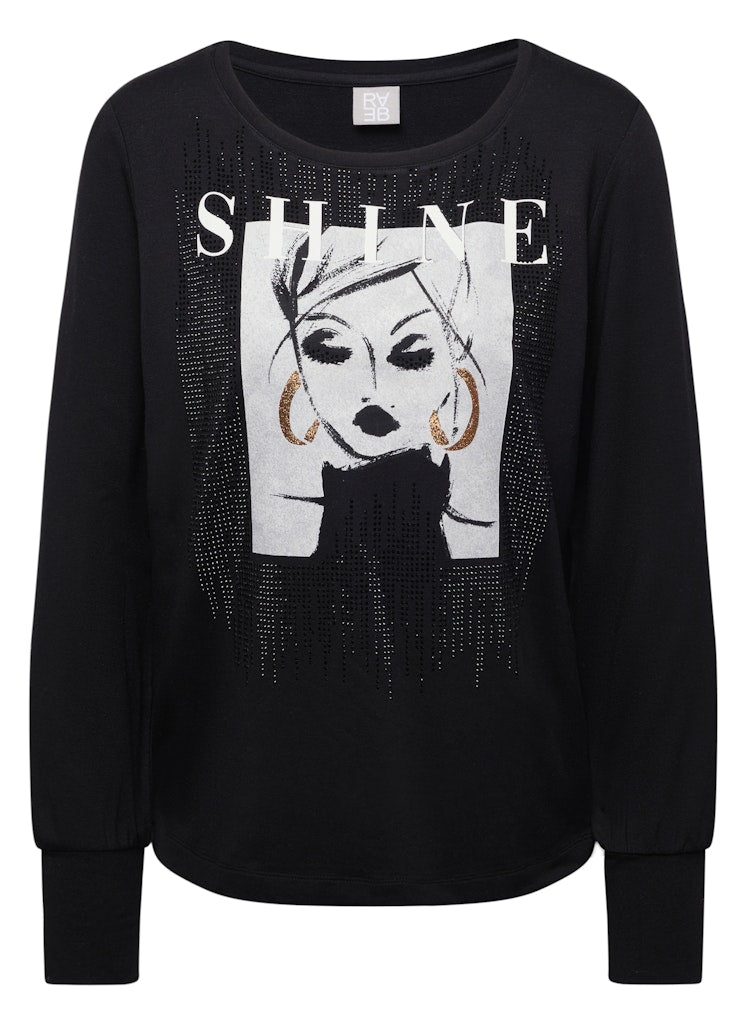 Rabe Damen T-Shirts Schwarz