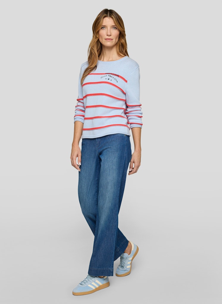 Rabe Damen Pullover Pastellblau