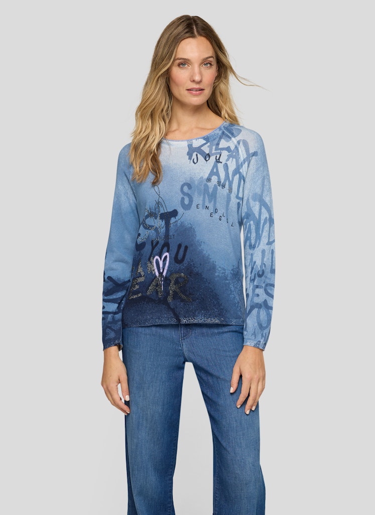 Rabe Damen Pullover Dunkel Jeans