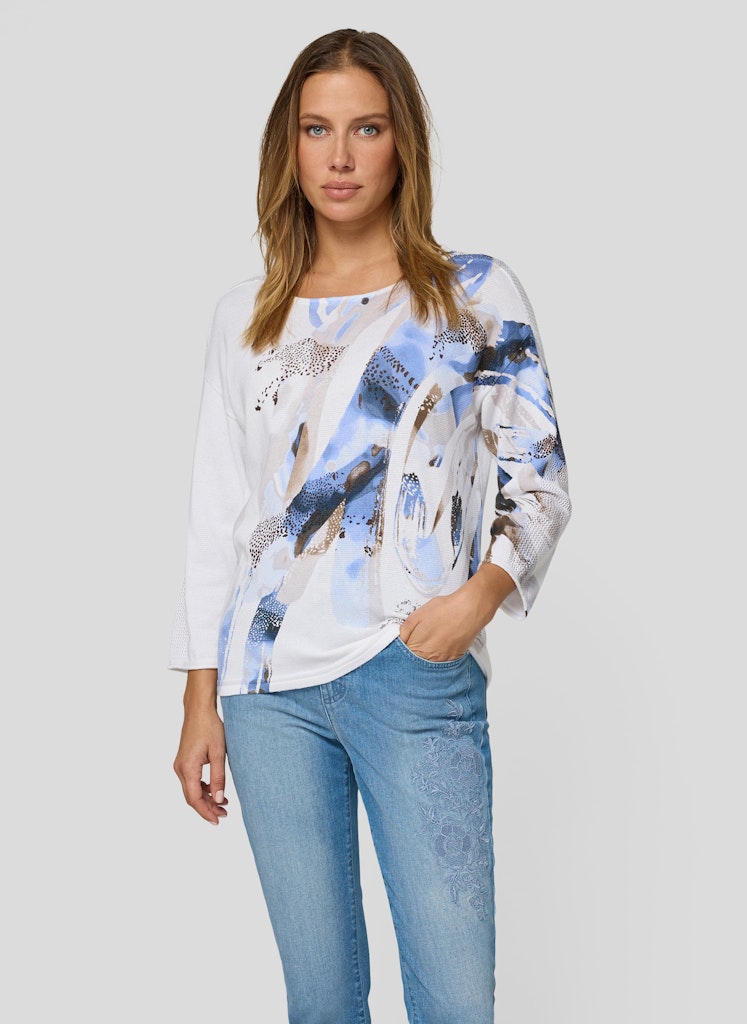 Rabe Damen Pullover Ozean