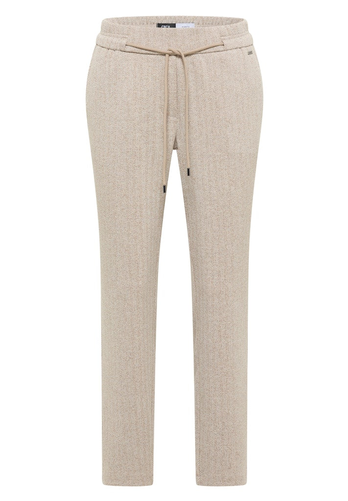 Cecil Damen Hosen  Creamy Wh
