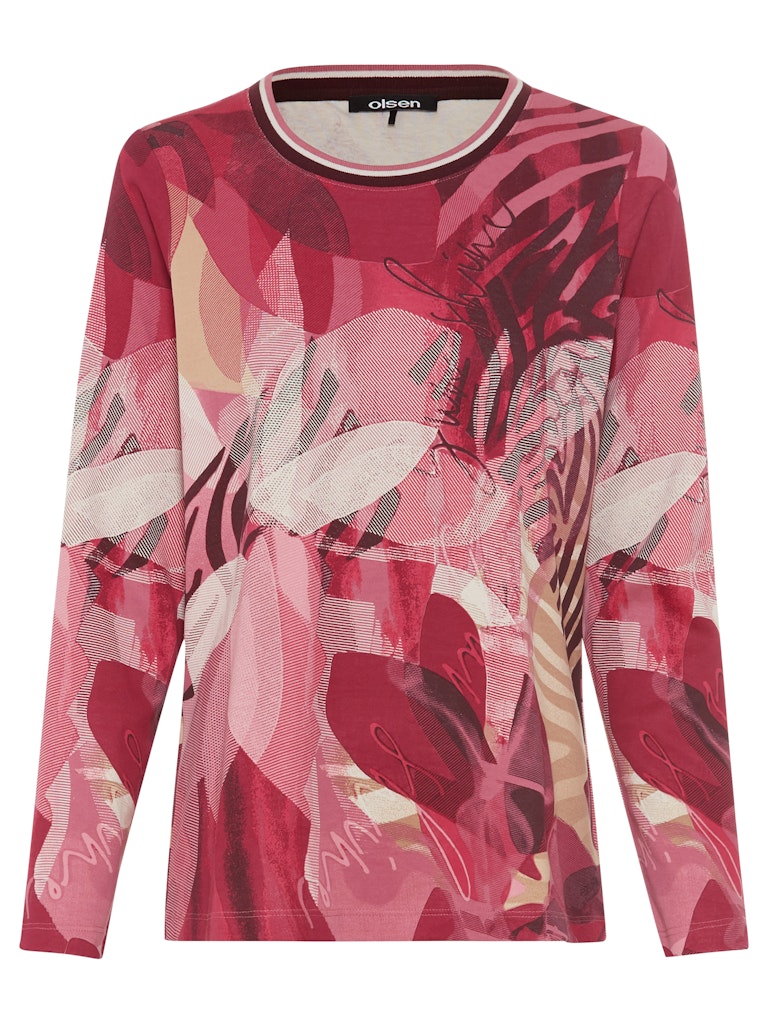 Olsen Damen T-Shirts  Dark Wine