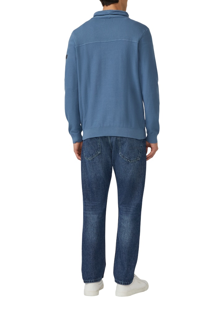 S. Oliver red Herren Pullover Blue Green