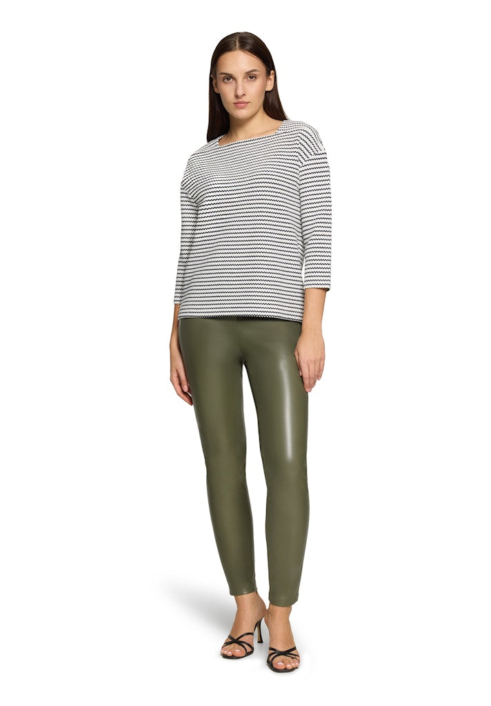 Betty & Co Damen Sweatshirts Dark Blue/Cream