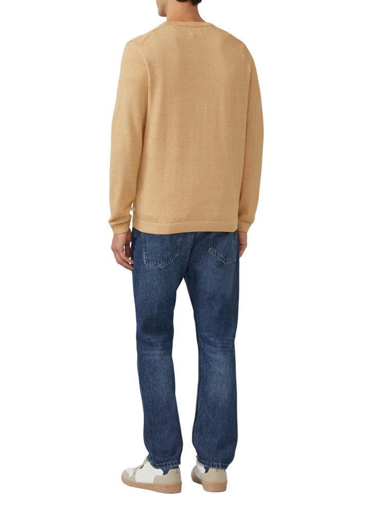 S. Oliver red Herren Pullover Yellow