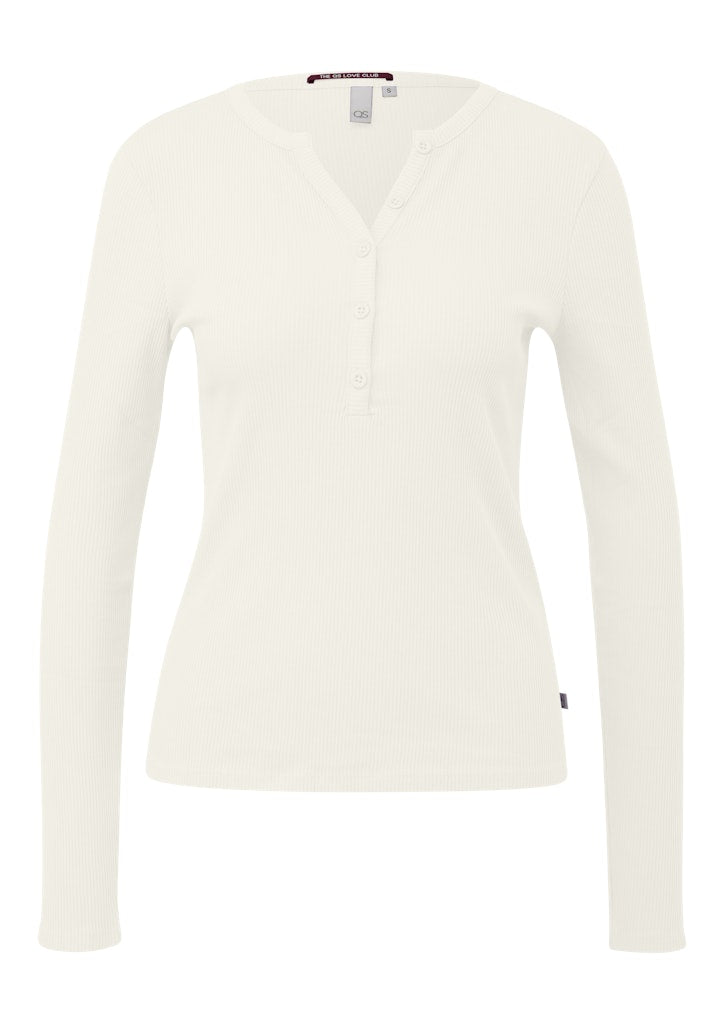 QS by S.Oliver Damen T-Shirts White