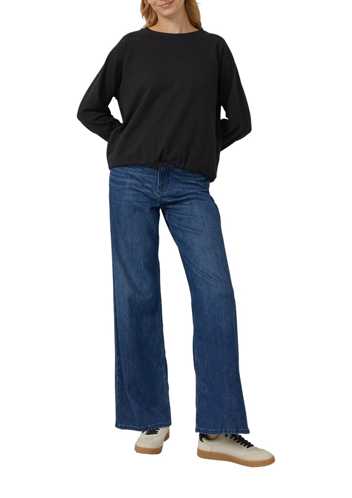 S. Oliver red Damen Sweatshirts Grey/Black