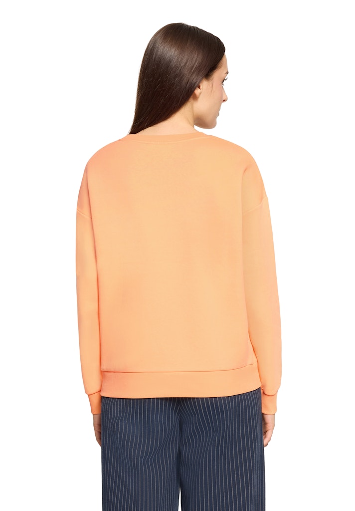 Cartoon Damen Sweatshirts Patch Orange/Pi