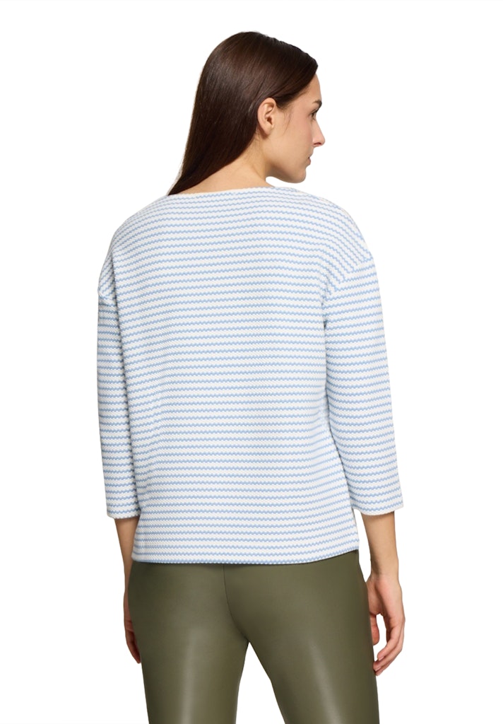 Betty & Co Damen Sweatshirts Blue/Cream