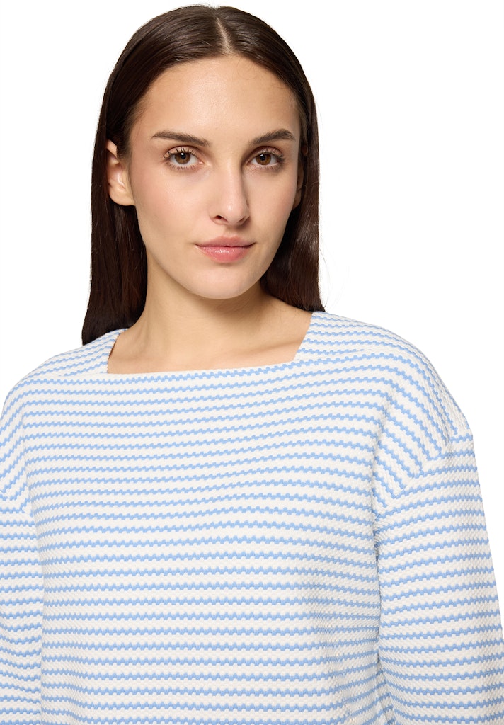 Betty & Co Damen Sweatshirts Blue/Cream