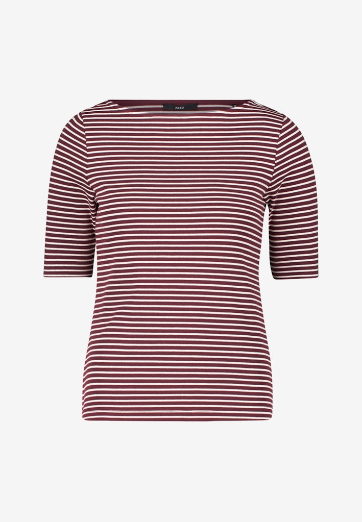Zero Damen T-Shirts Dark Redcream