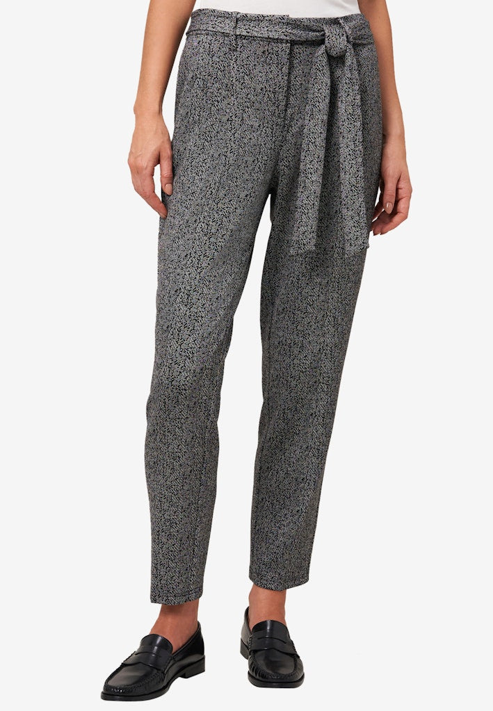 Zero Damen Hosen Blackcream