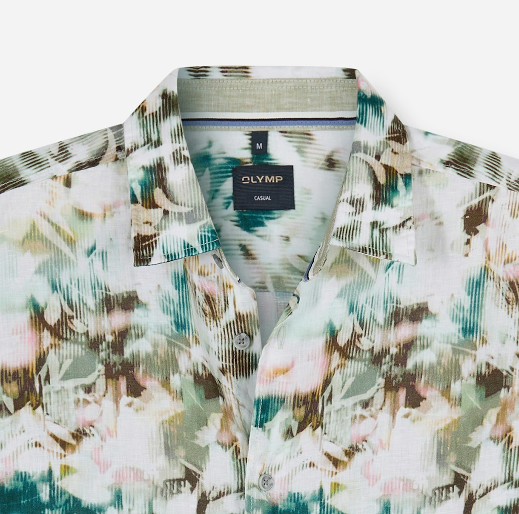 Olymp Herren Hemden Oliv