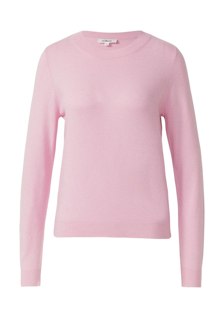 S. Oliver red Damen Pullover Lilac/Pink