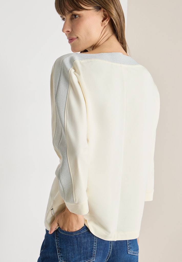 Cecil Damen T-Shirts Creamy Wh