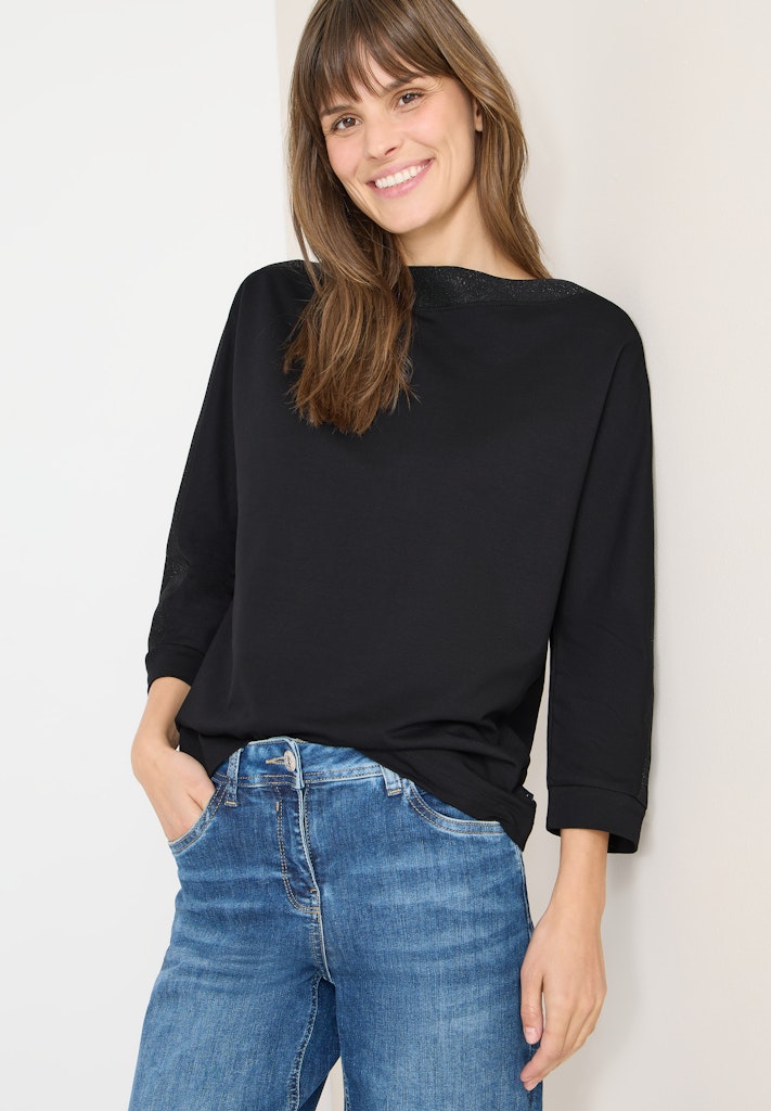 Cecil Damen T-Shirts  Black