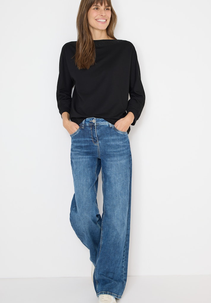 Cecil Damen T-Shirts  Black