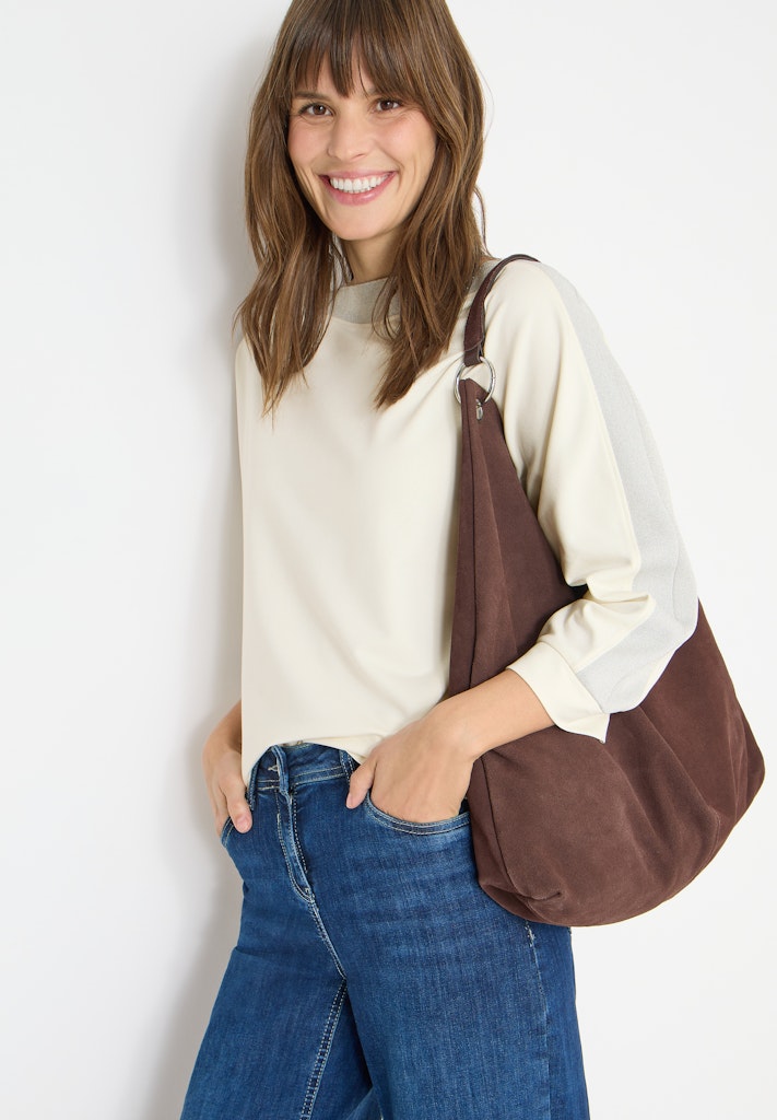 Cecil Damen T-Shirts  Creamy Wh