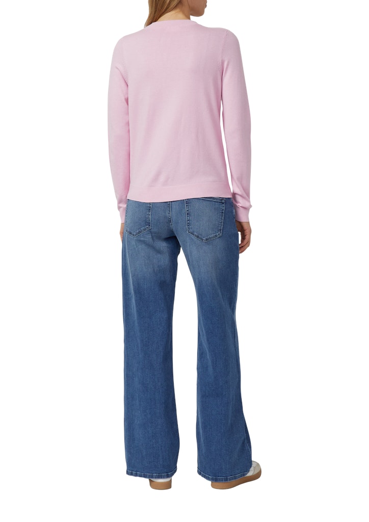 S. Oliver red Damen Pullover Lilac/Pink