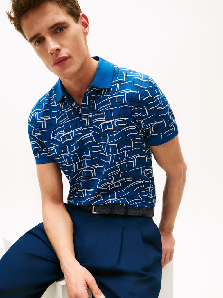 Tommy Hilfiger Herren Polo-Shirts Gz Blue