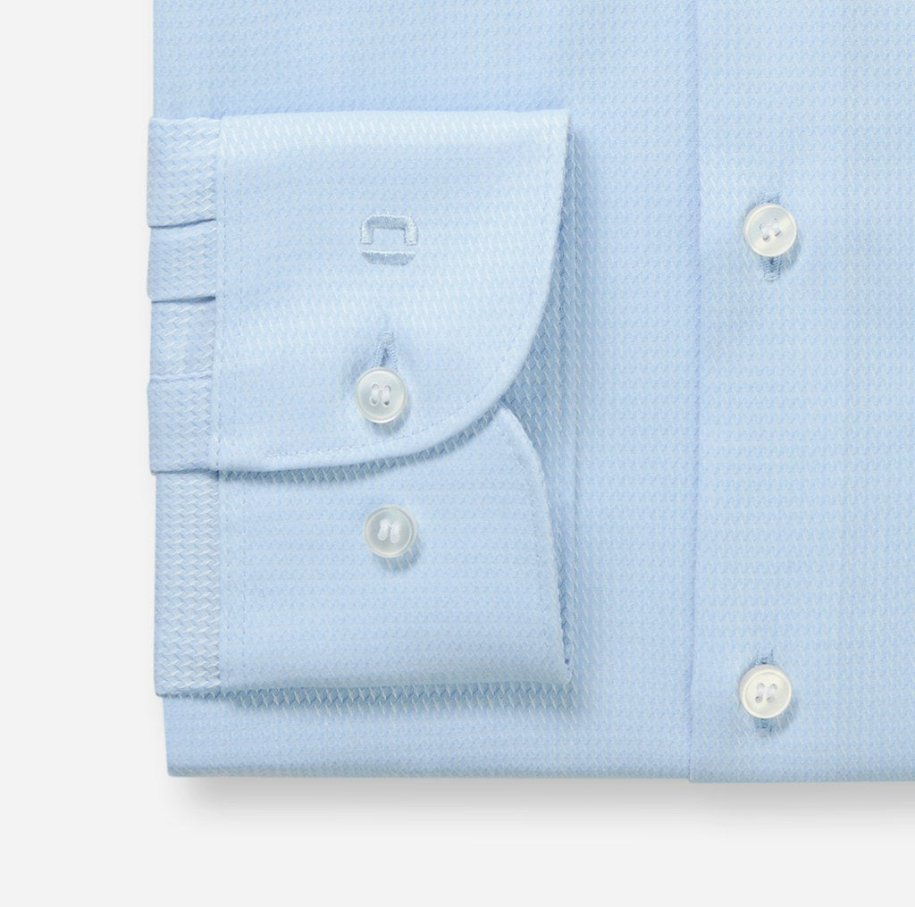 Olymp Herren Hemden lang Bleu