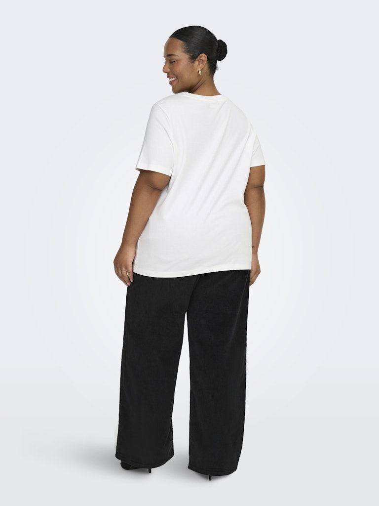 Only Caramkoma Damen T-Shirts Bright White