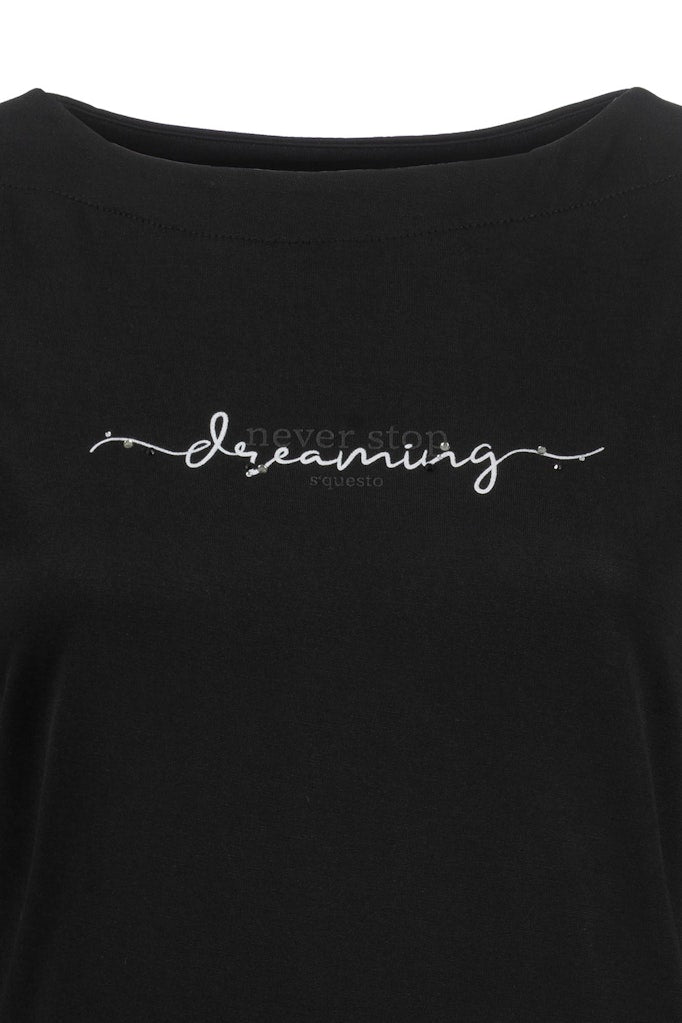 Soquesto Damen T-Shirts Schwarz