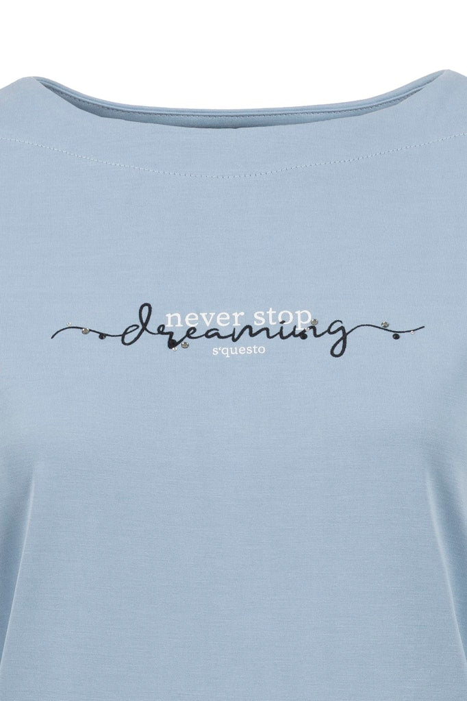 Soquesto Damen T-Shirts Blassblau