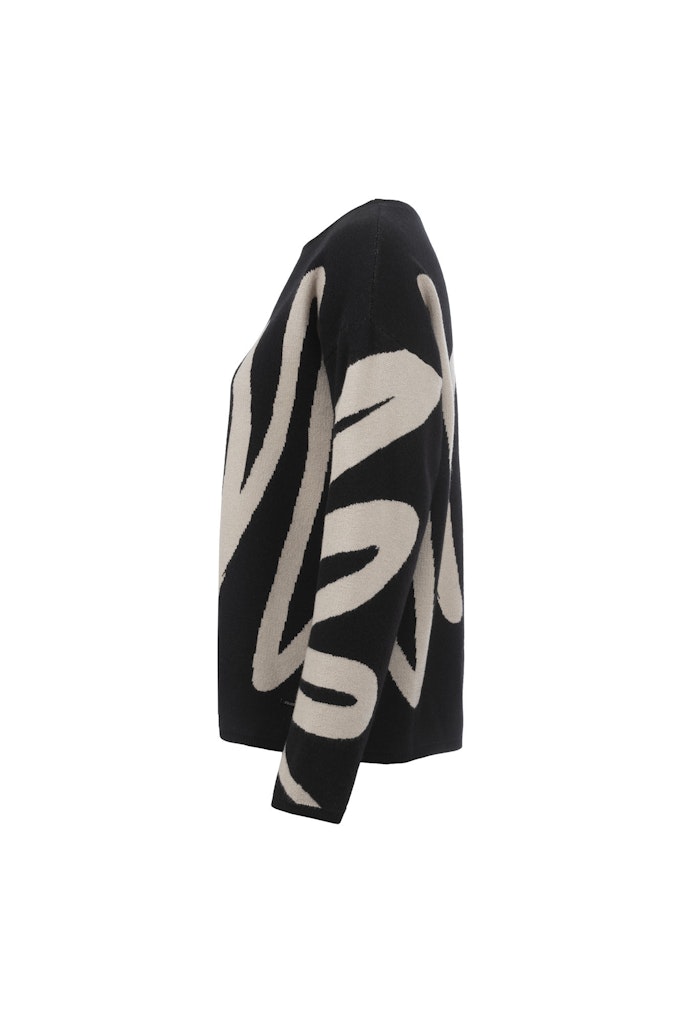 Soquesto Damen Pullover Schwarz