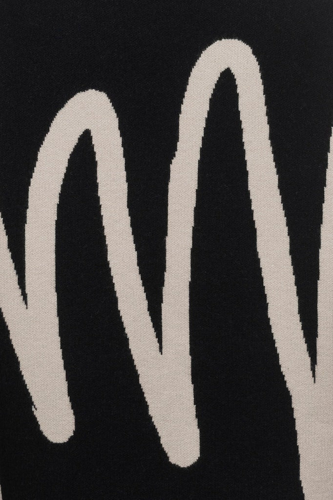 Soquesto Damen Pullover Schwarz