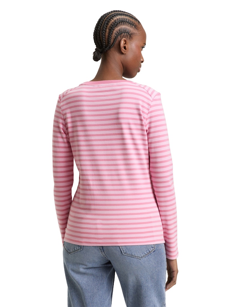 Tom Tailor denim Damen T-Shirts Tonal Blush Ros