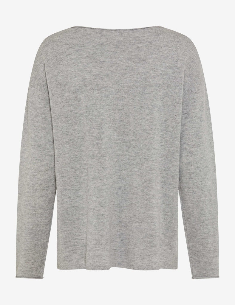 Brax Damen Pullover Cozy Grey