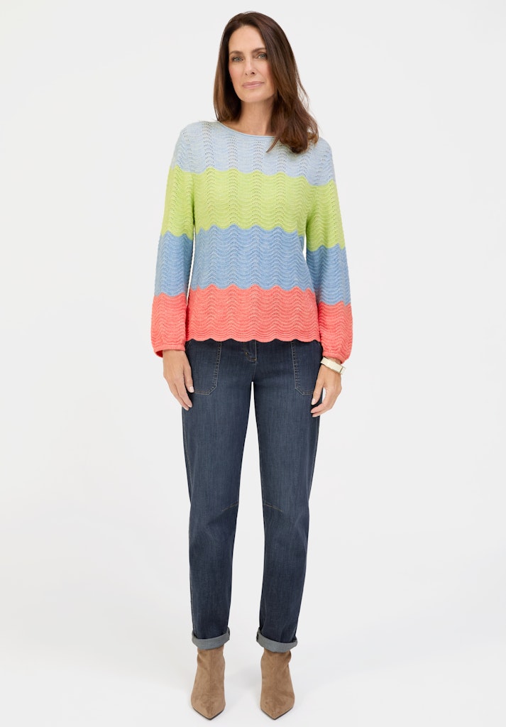 Bianca Damen Pullover Blue Mix