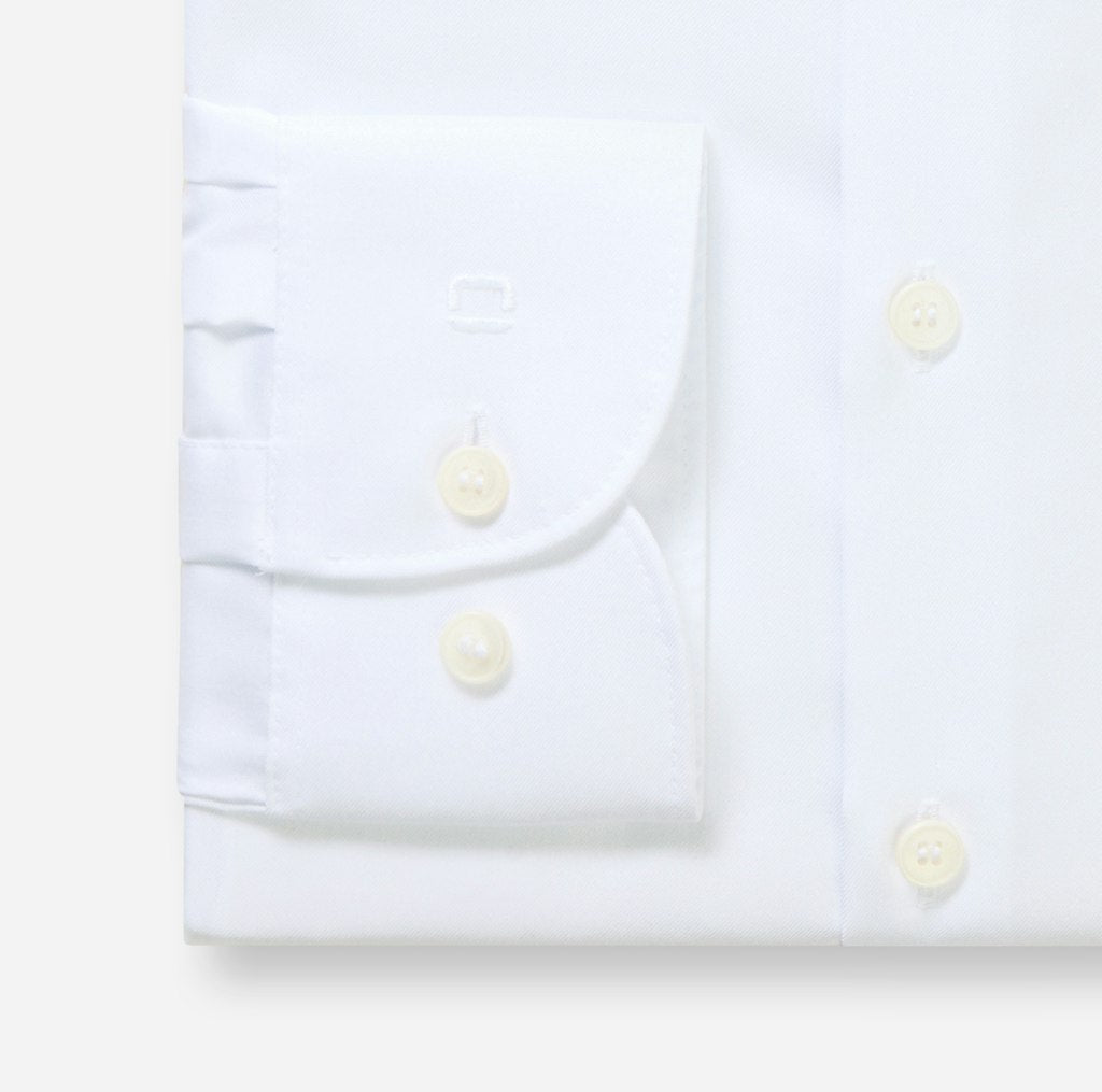 Olymp Herren Hemden lang  Weiss