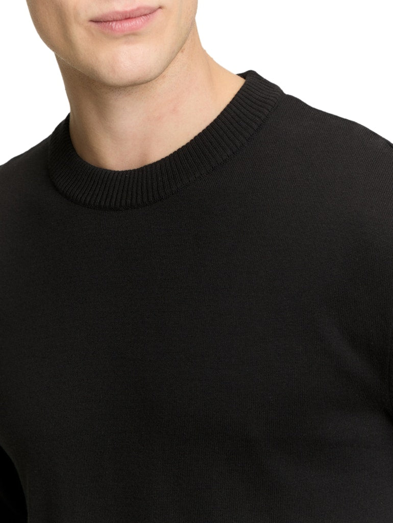 Tom Tailor denim Herren Pullover Black
