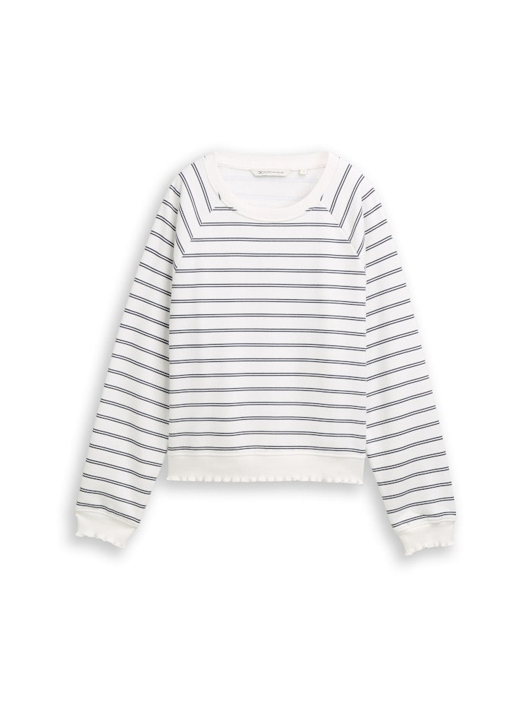 Tom Tailor denim Damen Sweatshirts Off White Navy