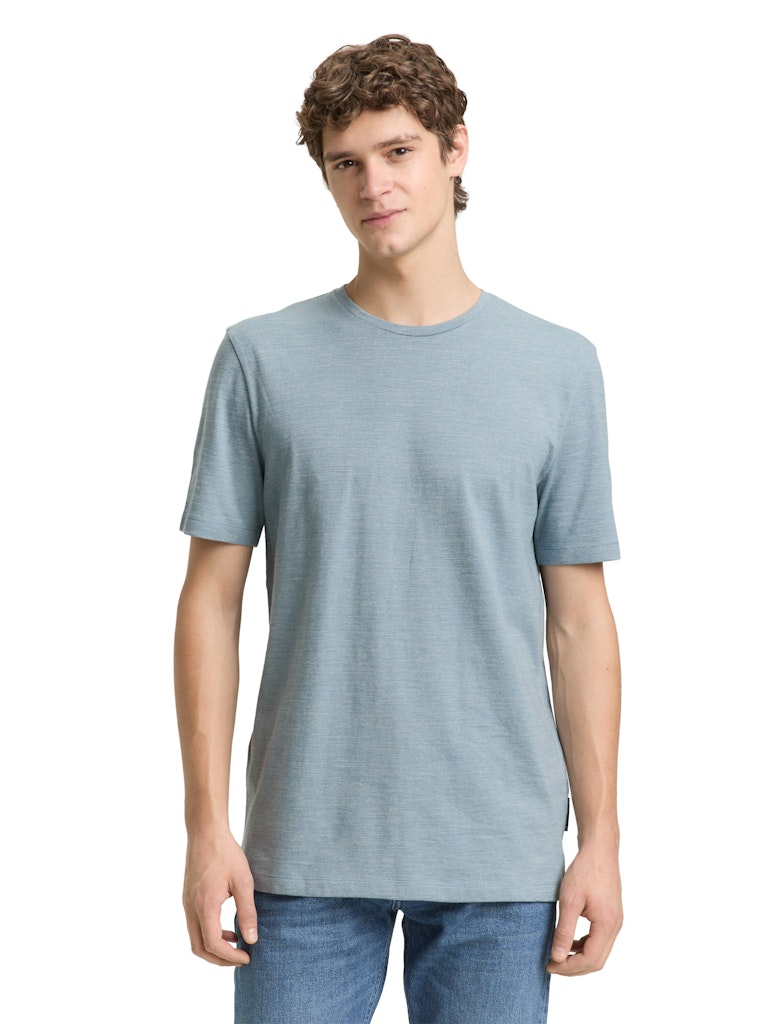 Tom Tailor denim Herren T-Shirts kurz Citadel Blue Me