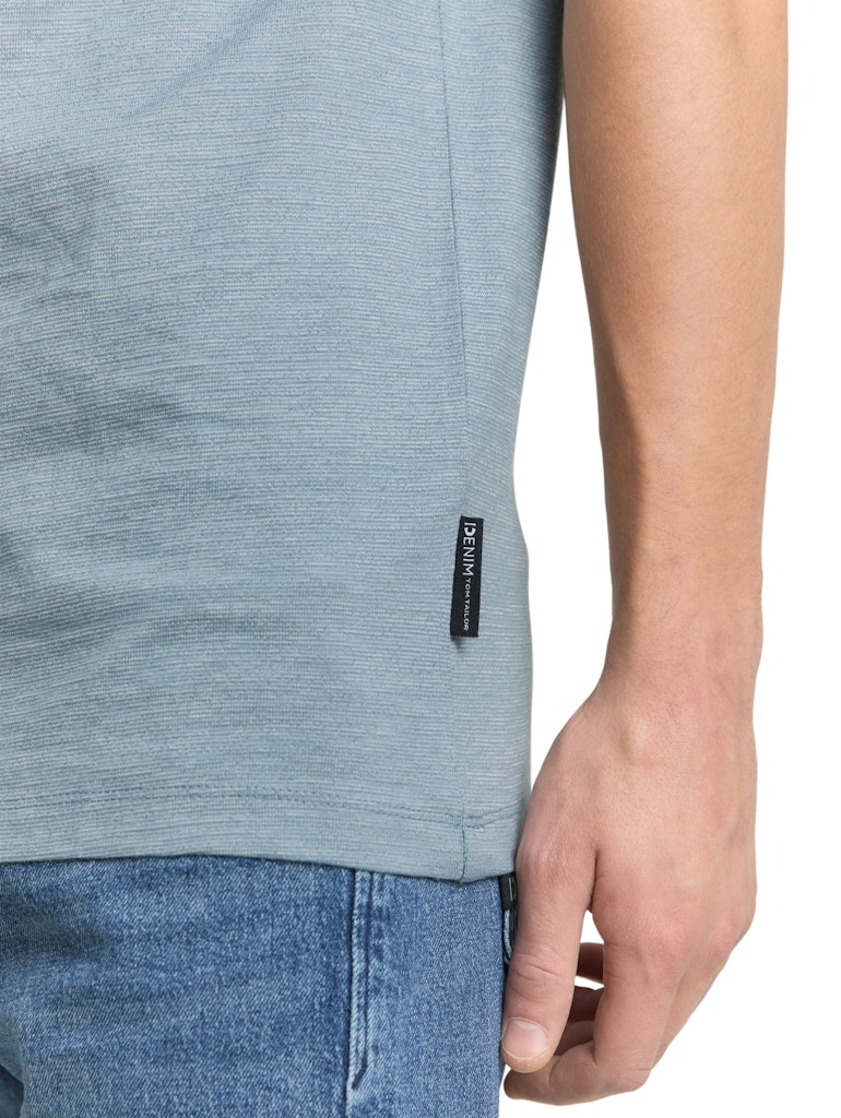 Tom Tailor denim Herren T-Shirts kurz Citadel Blue Me