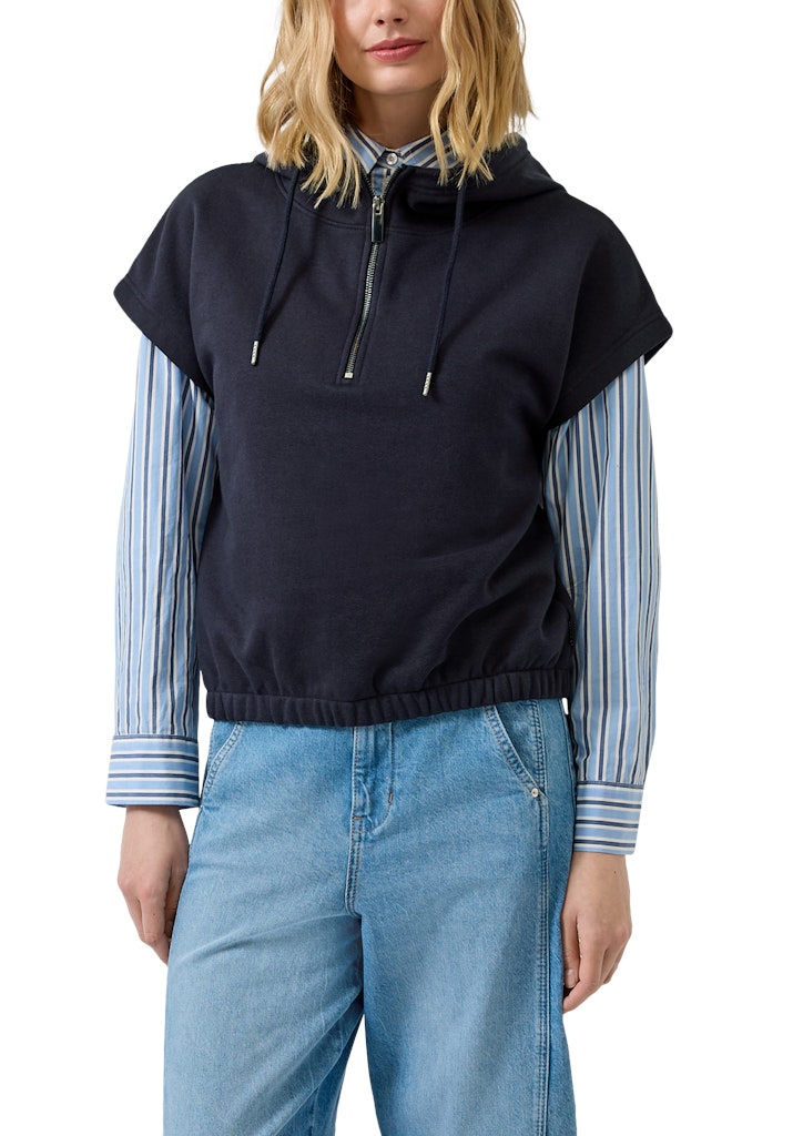 S. Oliver red Damen Sweatshirts Blue