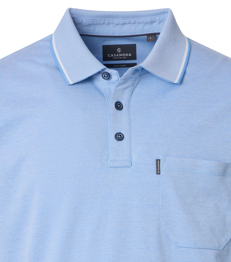 Casa Moda Herren Polo-Shirts Blau