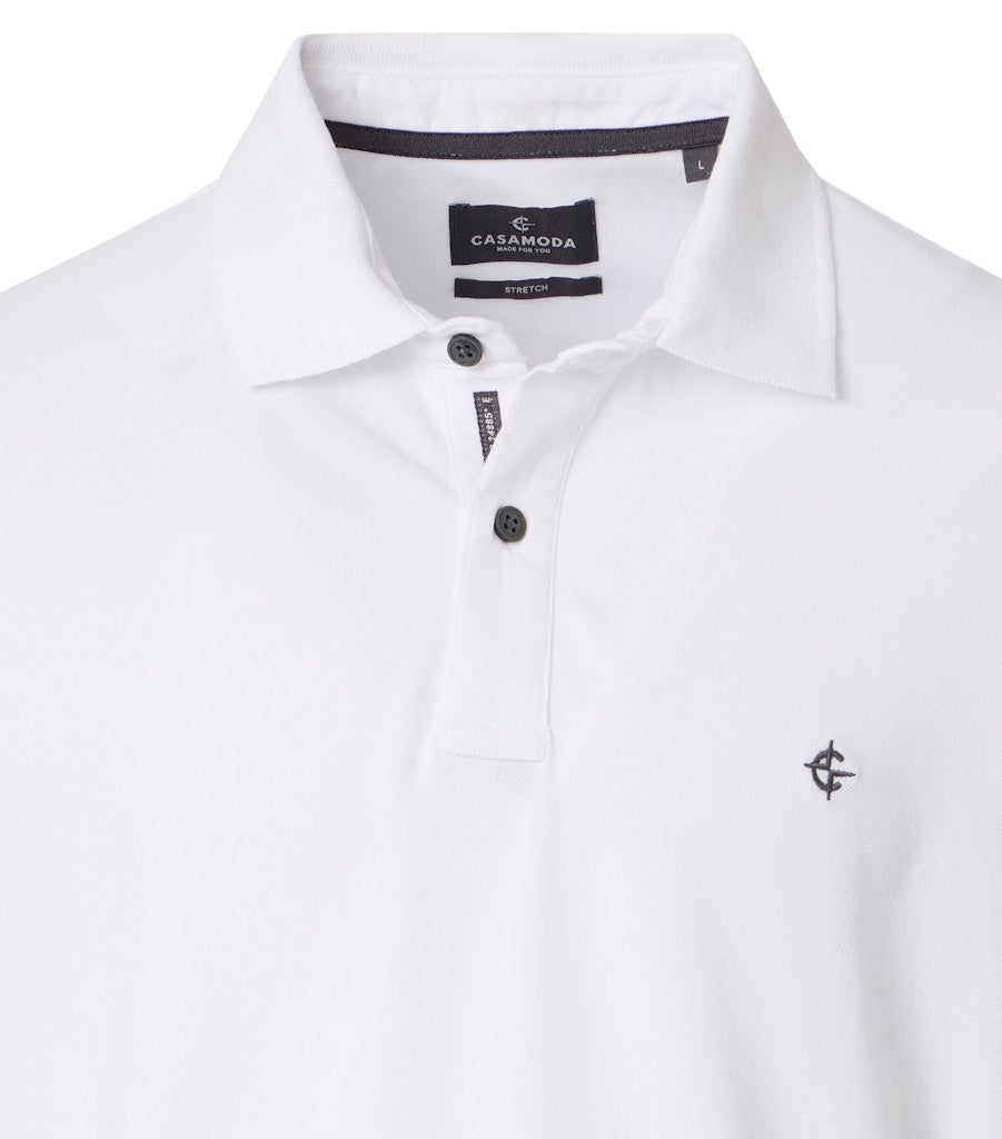 Casa Moda Herren Polo-Shirts Weiss